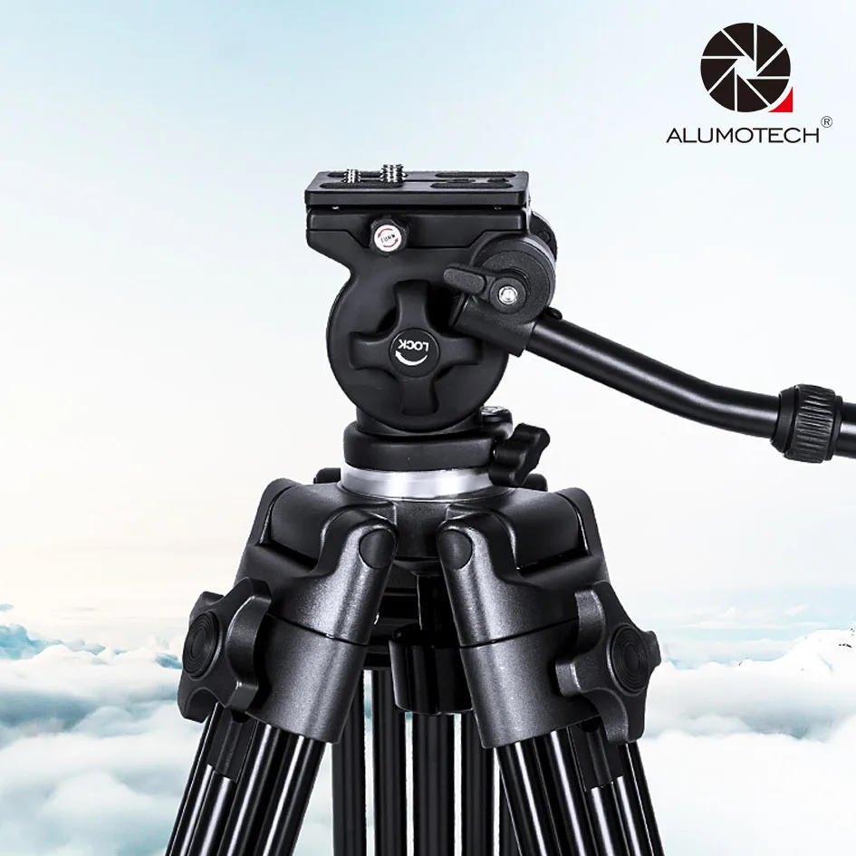 Профессиональный сверхмощный штатив ALUMOTECH 1 8 м Weifeng717 видеокамера DSLR Cam Studio|1.8m