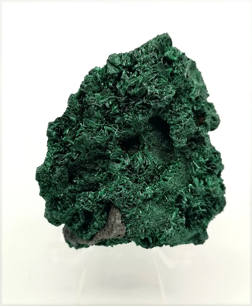 Натуральный редкий акрикулярный Малахитовый минеральный образец 104 г зеленые