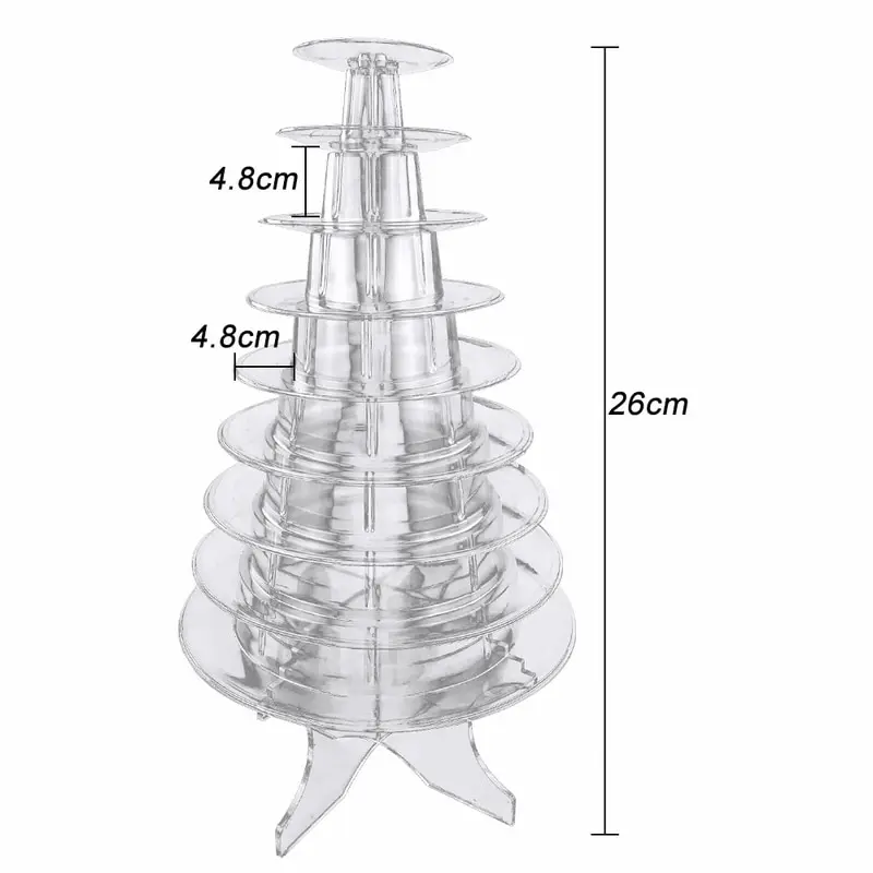 Multilayer Cake Stand Set For Wedding Cake Display Stand Round Holder Birthday Party Decorations Sugarcrafts Display Stands 7