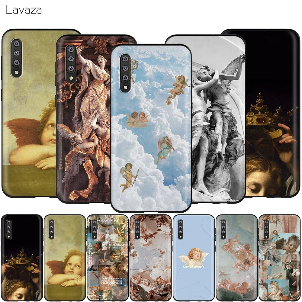 Lavaza Ренессанс ангелы чехол для Samsung Галактики S6 S7 край J6 S8 S9 S10 плюс A3 A5 A6 A7 A8 A9 Note 8 9 |