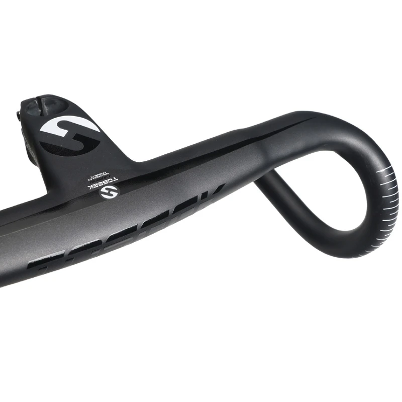 TOSEEK полностью углеродное волокно руль для велосипеда шоссейного стержень