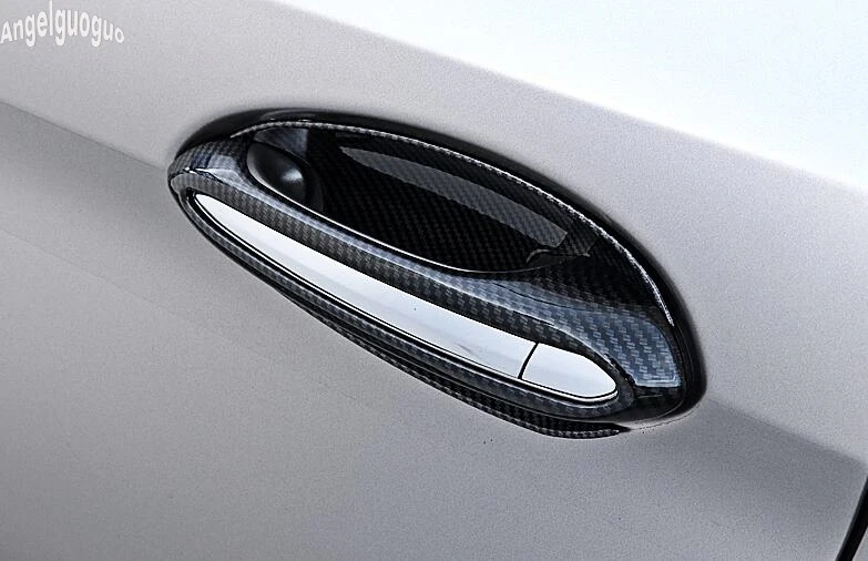 4 шт. ABS хромированный/углеродный стиль для BMW X4 2019 X3 G01 декоративная накладка на