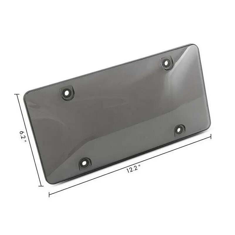 2 шт. автомобилей Копченый крышка номерного знака бирка рамка щит тонированные