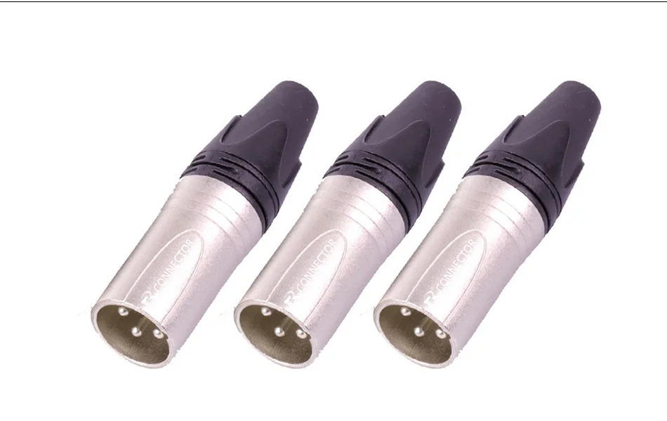 1 шт. NC3MXX и NC3FXX XLR разъем, 3 Pin, пайка XL штекер и Женский Разъем Аудио Микрофон разъем для микрофона, 7 цветов