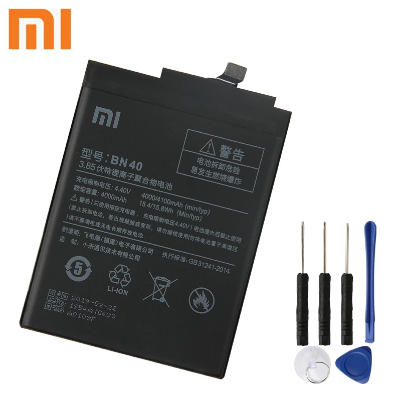 Оригинальный аккумулятор XIAOMI BN40 для Redmi 4 Pro Prime 3g ram 32G rom Edition Redrice запасная батарея