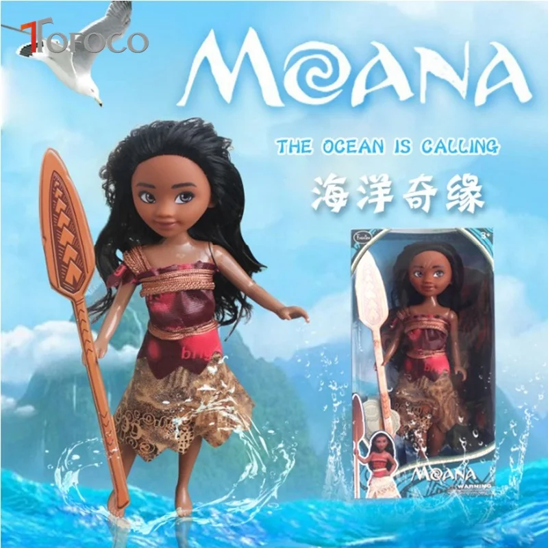 TOFOCO 24 см кавайные подвижные куклы в виде Моаны игрушки модельная коробка