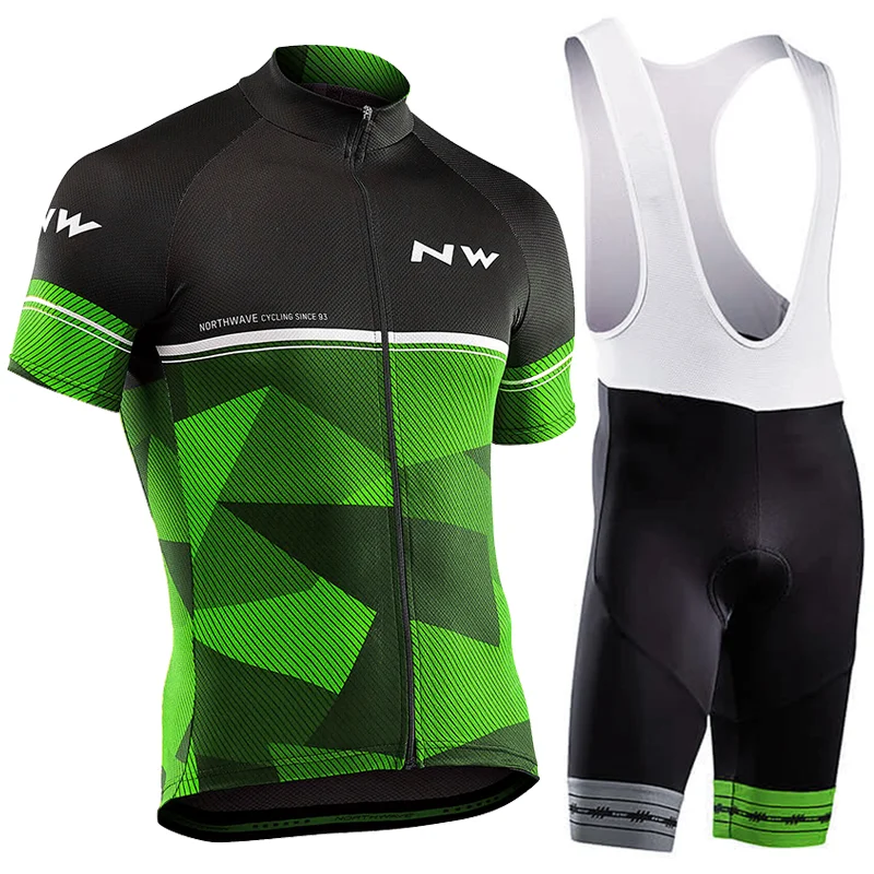 Лето NORTHWAVE команда Велоспорт Джерси быстросохнущая Ropa Ciclismo велосипед для мужчин одежда гель дышащий короткий комбинезон наборы - Цвет: 13