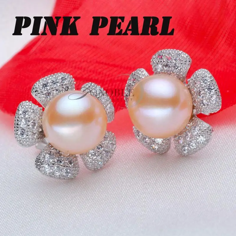 Модные черные серьги с натуральным жемчугом для женщин свадебные ювелирные