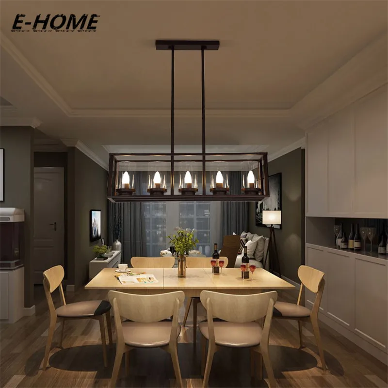 Американская простая прямоугольная креативная индивидуальная Люстра для