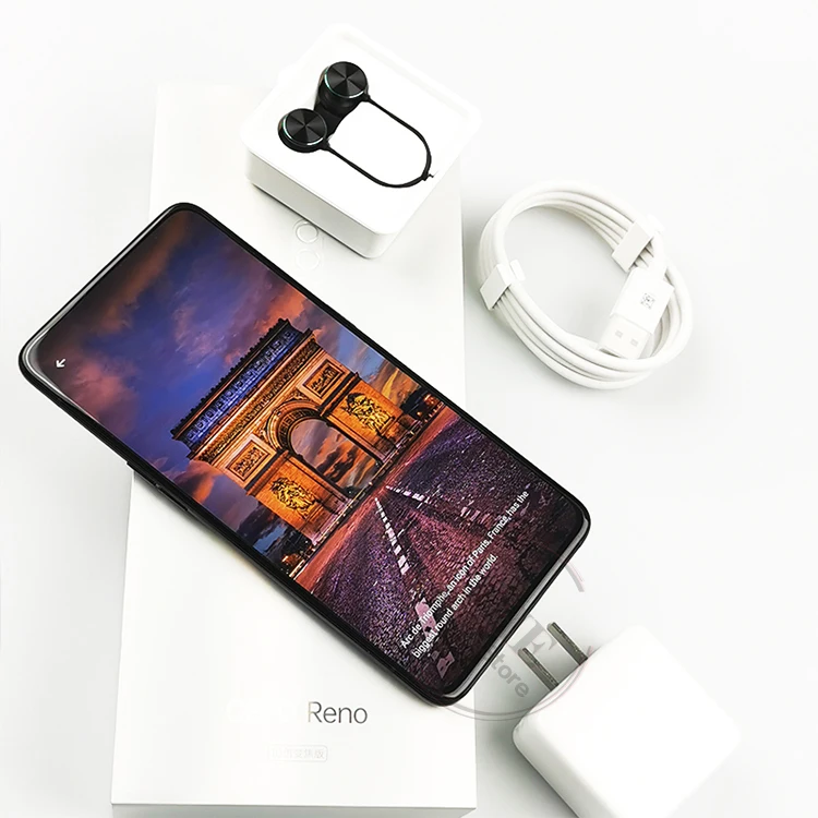 OPPO Reno 10x zoom 6," полноэкранная Поддержка NFC боковая камера вращения Super VOOC Octa Core 48MP+ 13MP+ 8MP 4065mAh отпечаток пальца ID