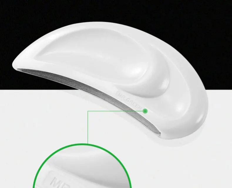 MR.GREEN curve nail file ABS resin+Stainless Steel good quality in metal box