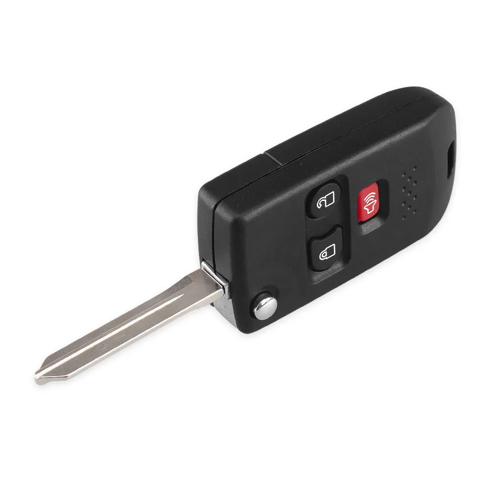 KEYYOU 3 кнопки складной Автомобильный Дистанционный флип чехол для ключей 001 2011 Ford