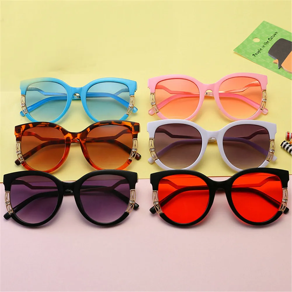 Солнечные очки для детей 2019 Fashion Brand Designer Cat Sunglasses Kids Child Sun Glasses Anti-UV Baby Girl Boy with box FML on.