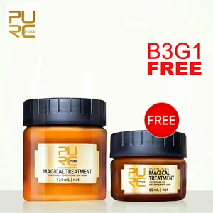 PURC Repair Damage Dry Frizz маска для волос разглаживающая увлажняющая питательная маска купить 3 шт получить 1 шт бесплатно