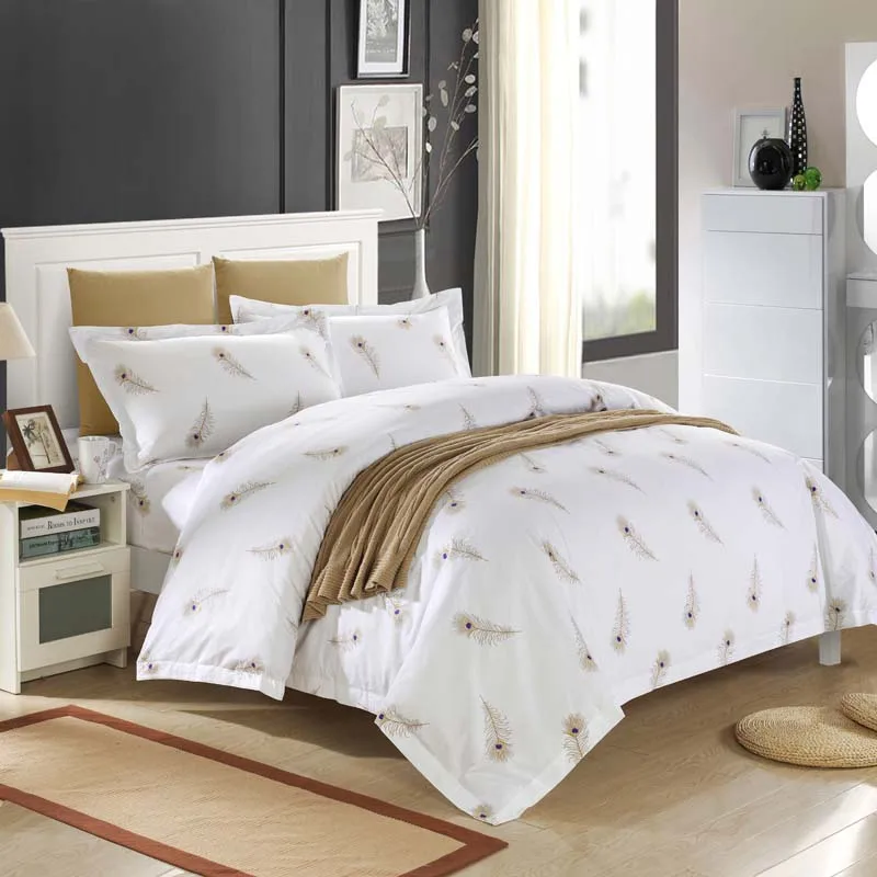 Роскошное белое одеяло для гостиниц крышка набор качественный король Queen Размеры