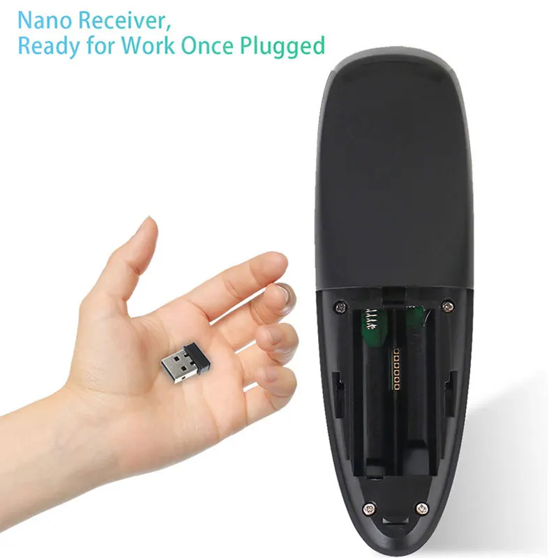 G10 Air Mouse Голосовое управление 2 4 GHz беспроводной с гироскопом сенсорная игра умный