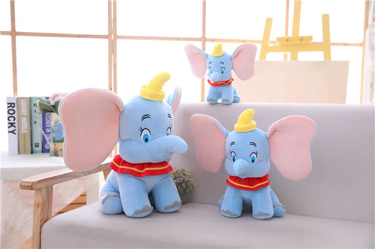 Дисней 20 см 30 см Dumbo игрушки, плюшевые слоны мягкие игрушки для малышей подарок мягкая кукла для коллекции