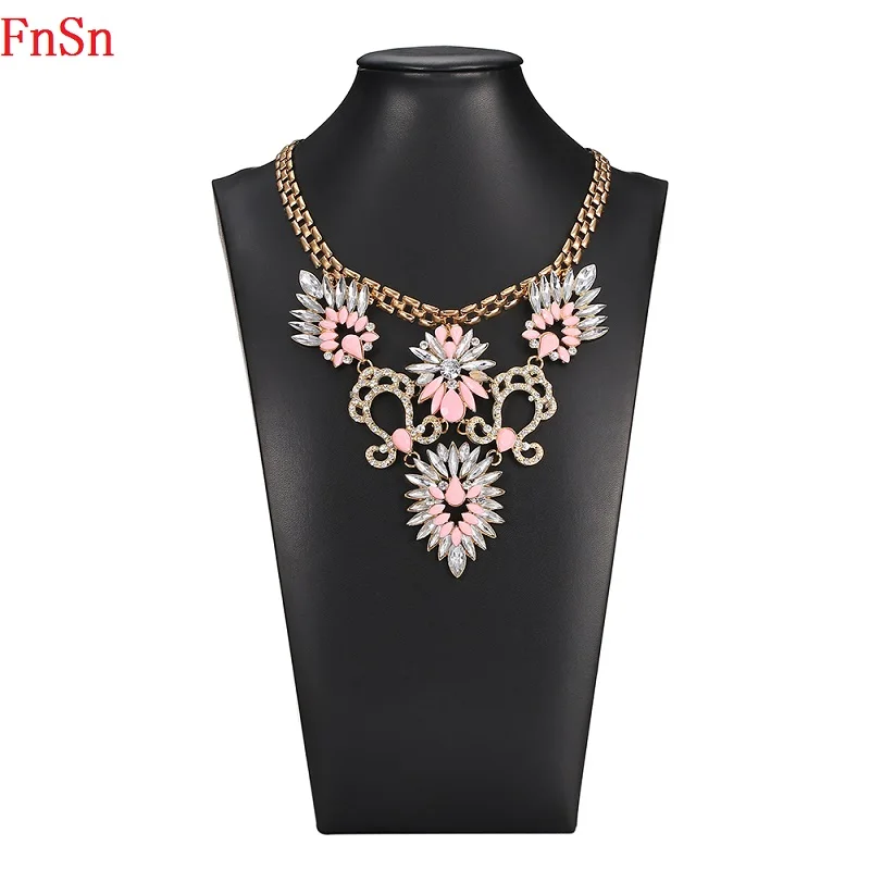 FnSn Новинка 2017 популярное летнее колье с цветком трендовый воротник из цинкового