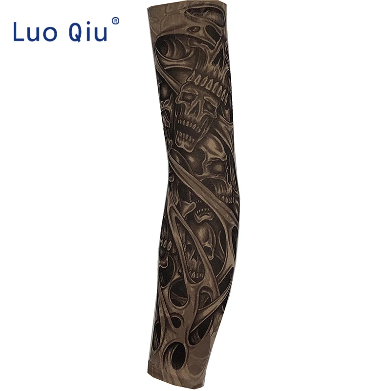 Набор временных татуировок 6 шт. с изображением черепа Поддельные рукава и