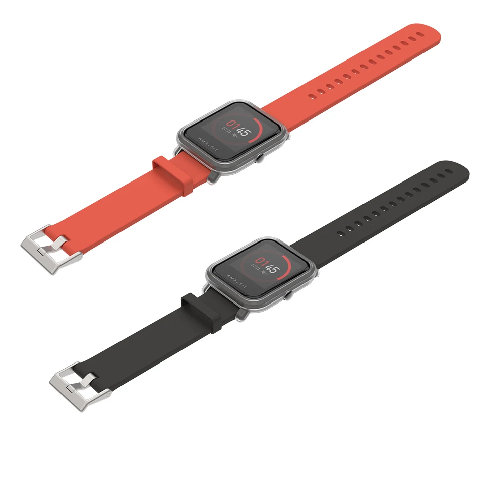 Силиконовый ремешок Mijobs 20 мм для Xiaomi Huami Amazfit GTR Bip BIT PACE Lite gts | Электроника