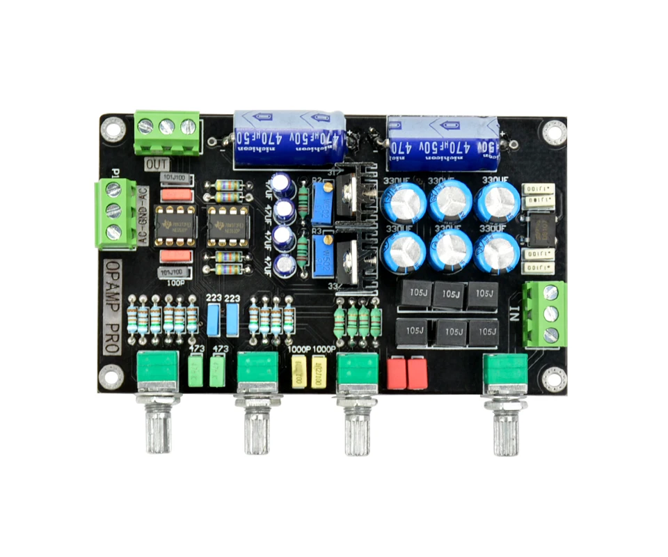 AIYIMA NE5532 тон предусилитель доска OP-AMP Hi-Fi усилитель предусилитель звук тон Управление доска