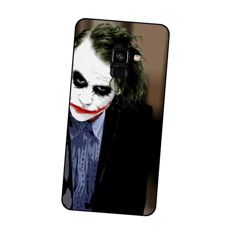 P105 Joker Black Silicone Case Cover For Samsung Galaxy J2 J3 J4 J5 J6 J7 J8 Pro Plus Prime 2018 2017 |