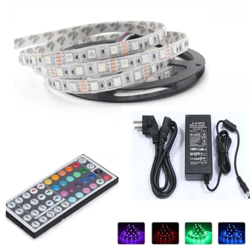 5M RGB Светодиодные ленты 5050 не водонепроницаемый светодиодные полосы Красочный
