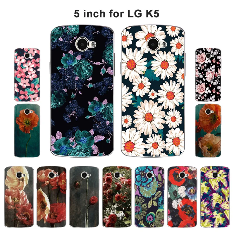 Чехол для LG K5 роскошный мягкий чехол из ТПУ X220 X220DS 5 0 дюйма K красное сердце