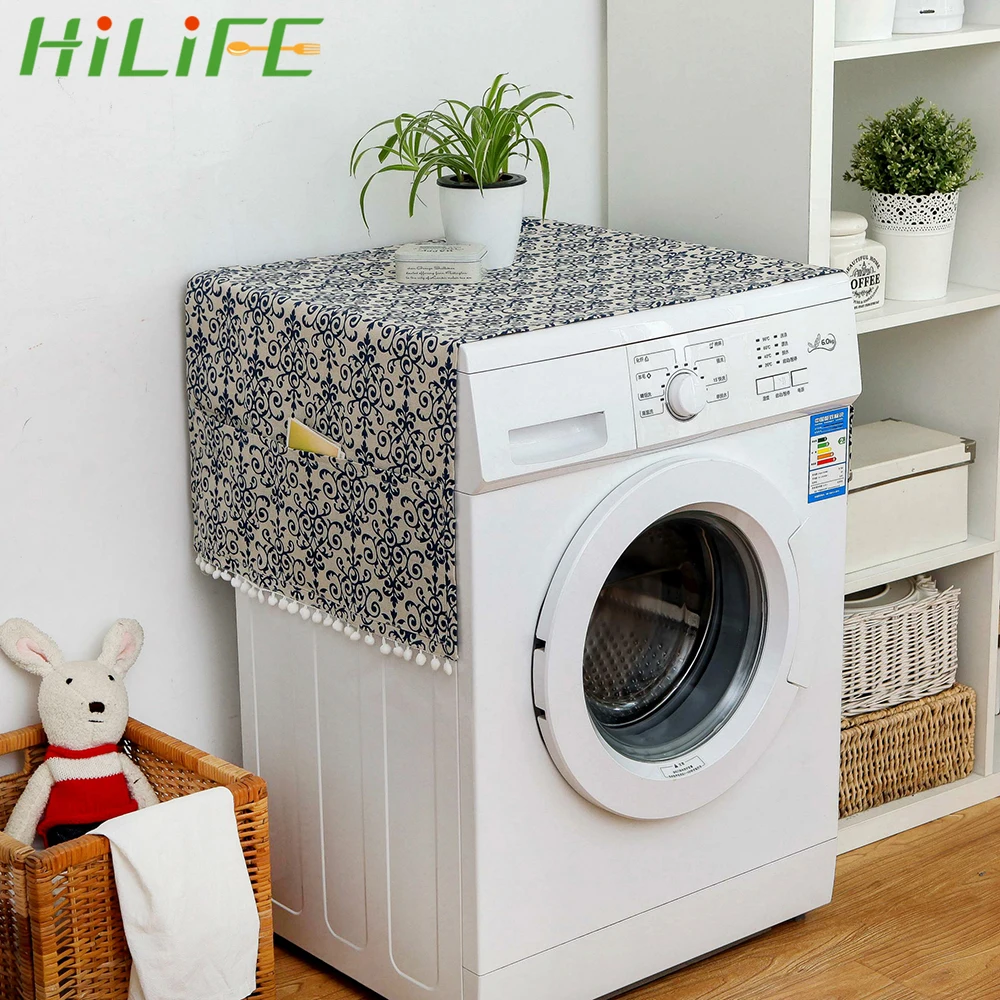 HILIFE Крышка для стиральной машины и холодильника пылезащитная крышка украшение