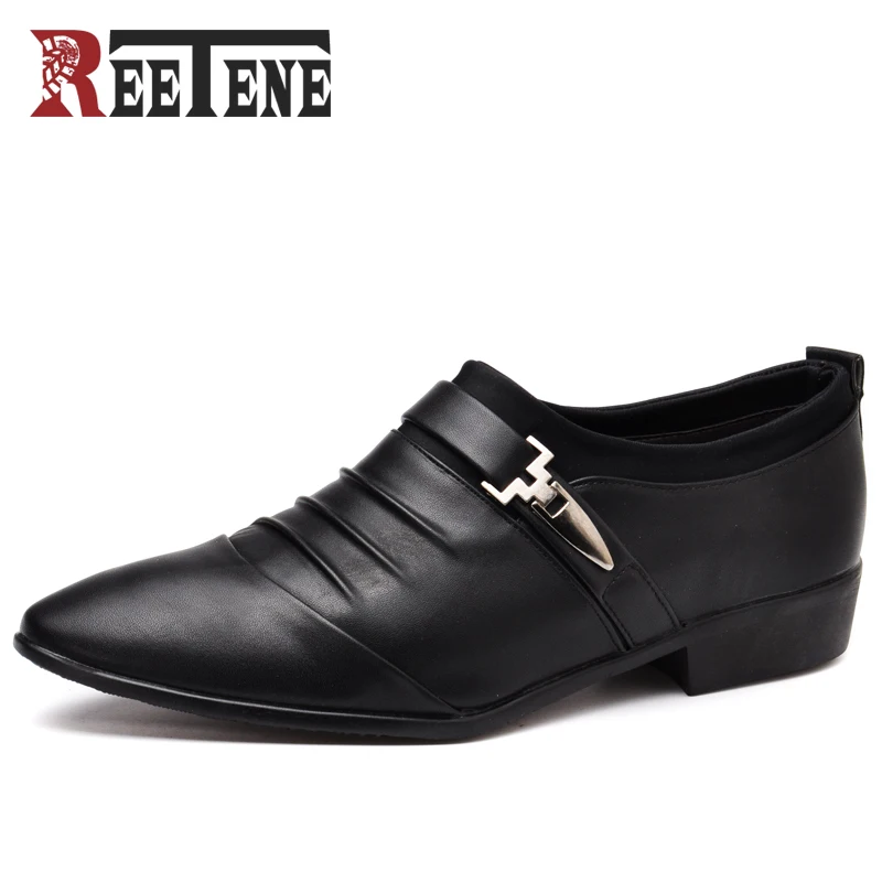 Reetene Мужские модельные туфли модные формальные свадебные мужские роскошные