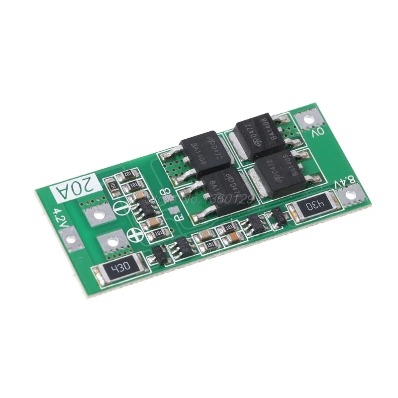 2S 20A 7 4 V 8 литий ионный аккумулятор 18650 зарядное устройство PCB плата защиты BMS AUG_18