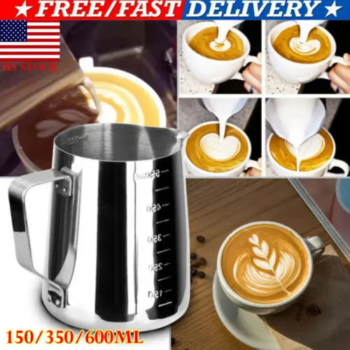 Нержавеющая сталь молоко Кухня Ремесло Кофе Латте Frothing искусство кувшин кружка