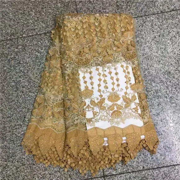 Hiigh quality nigerian wedding lace fabric red latest african laces 2017 french net with pink for dres Royal blue | Дом и сад