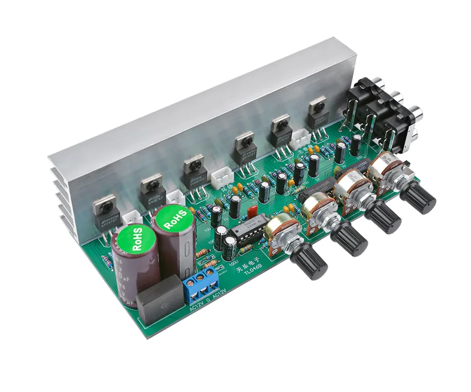 AIYIMA LM1875 5,1 канальный аудио усилитель доска сабвуфер усилители DIY звуковая система Динамик домашний кинотеатр 25 Вт* 6 супер TDA2030