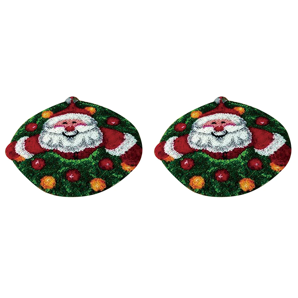 2 комплекта Санта Клаус защелка крюк наборы для взрослых начинающих DIY ковер