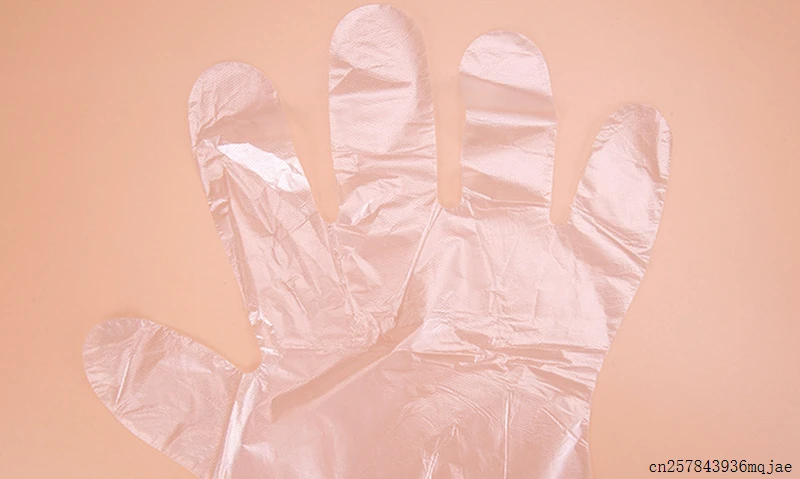 Одноразовые перчатки одноразовые пластиковые аксессуары для барбекю прозрачные