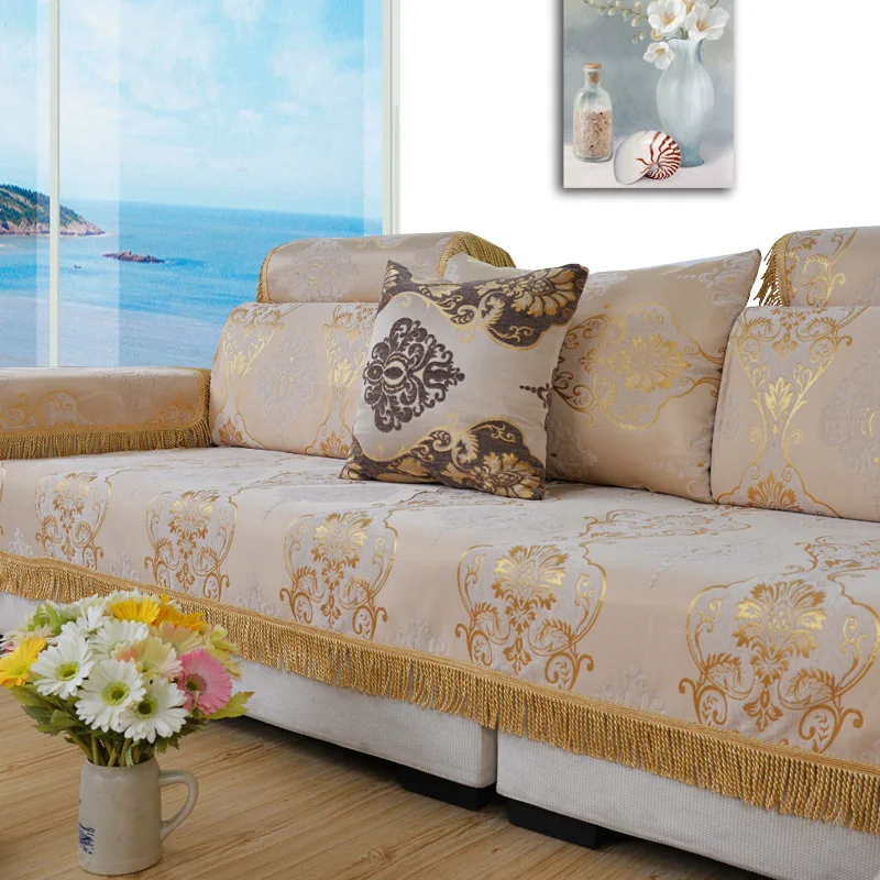 Подгонянная шенилловая кружевная наволочка для дивана европейская роскошная