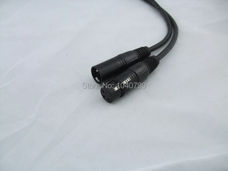 XLR 3Pin черный Mic кабель Шнур микрофон аудио папа к женскому экранированный Телефон