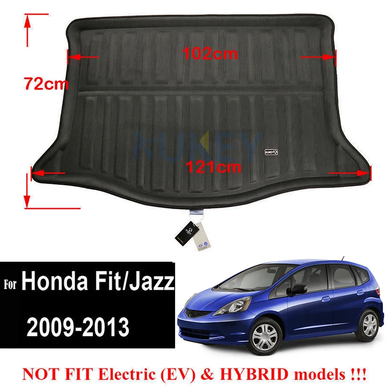 XUKEY грузовой лайнер лоток для Honda FIT MK2 MK3 JAZZ Civic Accord 9 10 HRV HR-V Vezel с учетом заднего багажника коврик протектор коврики