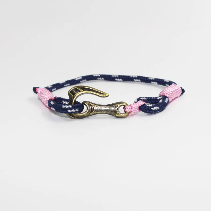 Браслет веревочный с крючком для поделок в европейском и американском стиле |