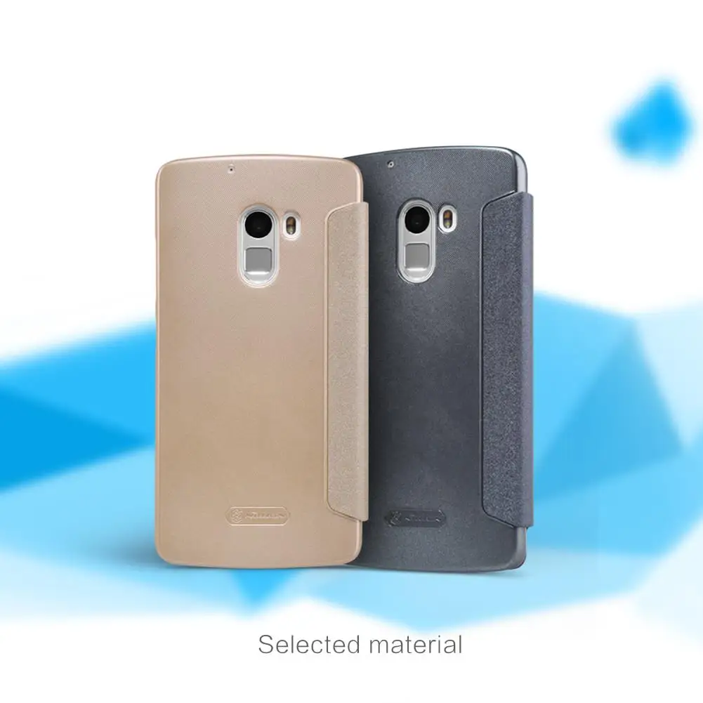 Оригинальный чехол Nillkin для Lenovo Vibe X3 Lite/Lenovo A7010/K4 note роскошный кожаный в виде книги