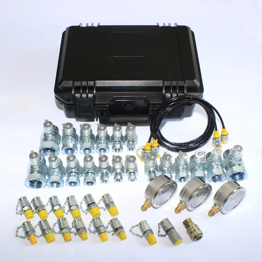 Тестер Гидравлического давления для экскаваторного станка набор инструментов