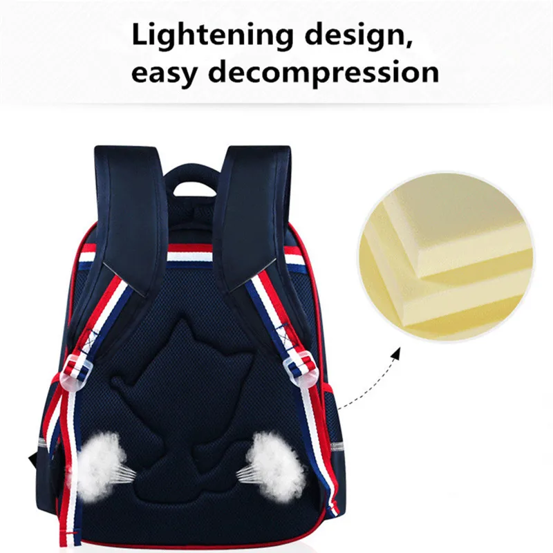 2018 ортопедические Водонепроницаемый детская школьная сумка для мальчиков и