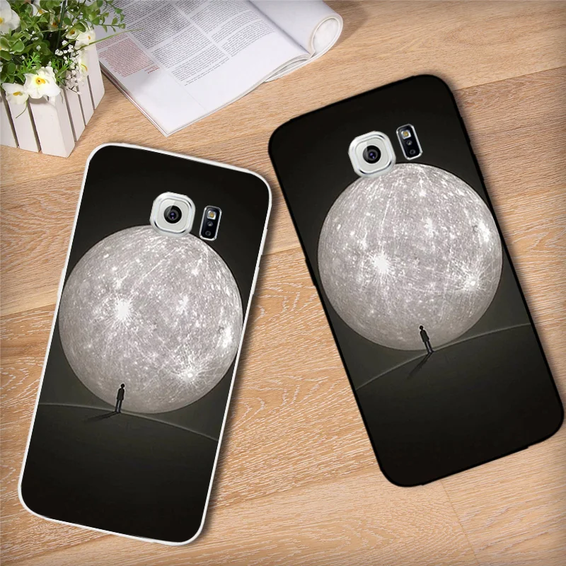 Capa For Samsung Galaxy S6 Mobile Phone Soft Silicone Protection Shell for G9200 G920F Clear TPU Rainbow Case 5.1&quot |