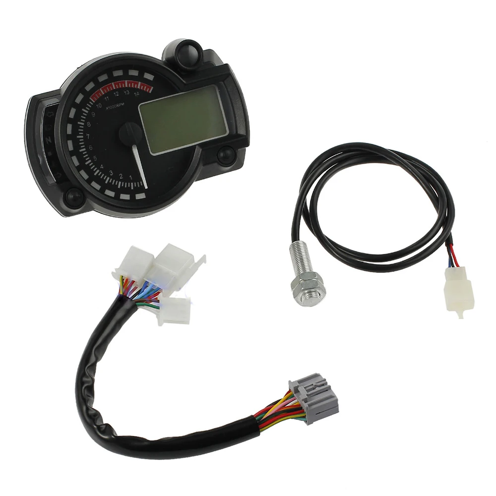 Новый L709052585 цифровой Подсветка мотоцикла одометр спидометр тахометр MPH