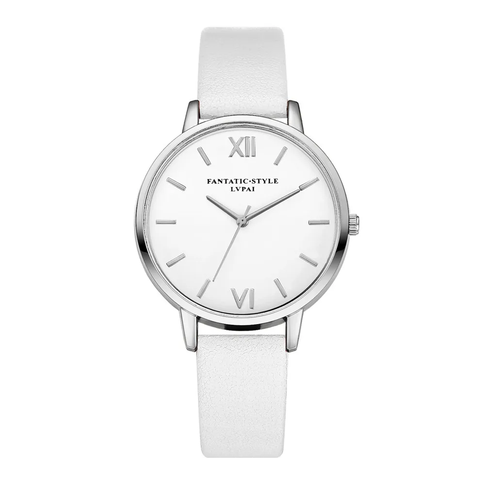 Часы женские кварцевые с кожаным ремешком розовое золото|Женские наручные часы| |