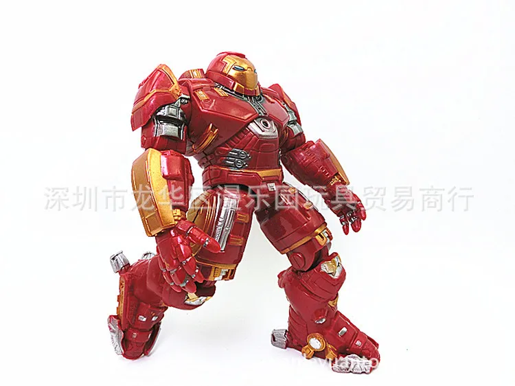 Avengers 3 Infinity War Thanos Iron Spider Figure Spiderman Hulk Black Panther Iron Man Action Figure Toys For Children 16-18CM