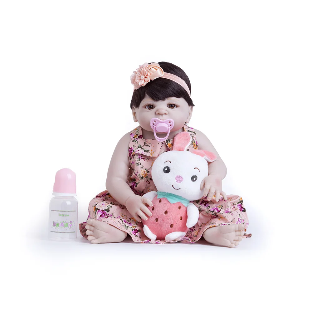 55 см новый силиконовый полностью реалистичный Boneca Reborn Baby Princess кукла реалистичные