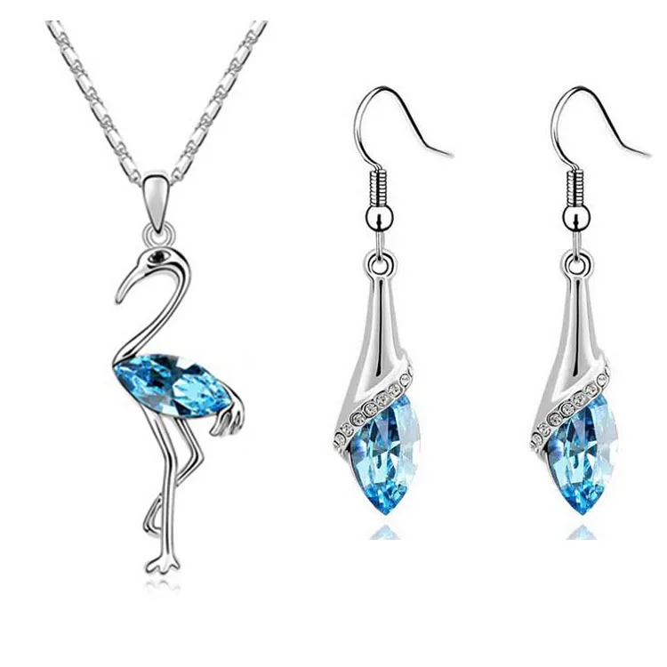 Новинка 2014 романтические Помолвочные милые животные Лебедь ювелирные наборы