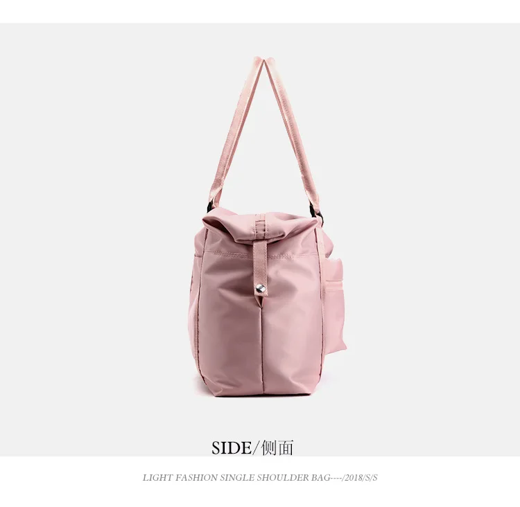 New Big Waterproof Nylon Shoulder Messenger Bags Large Capacity Mother Package Women Travel Crossbody Handbag Sweet Girl Colour